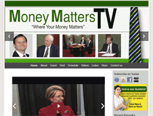 Tablet Screenshot of money-matterstv.com